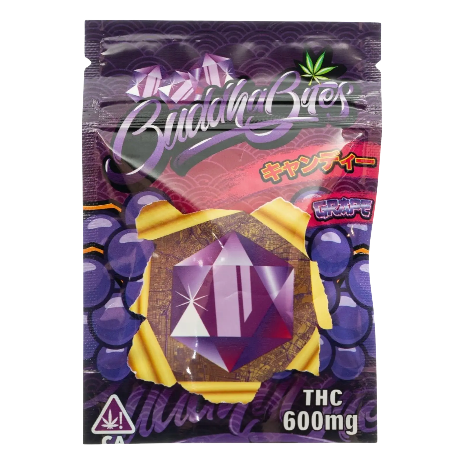 04B1AB50-4148-4BC2-A3D6-973138BF2AA3 Buddah Bites 600 mg Gummy Edibles | Grape By Buddah Bites - Image 1