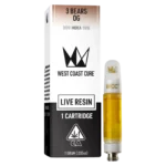 3 Bears OG | West Coast Cure Live Resin Cartridge | 1G | Indica By West Coast Cure
