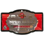 Devour Sour Belts – Strawberry | Cannabis-Infused | 3000mg THC By Devour