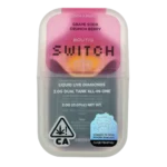 Boutique Switch Glow 2g Dual Tank Disposable | Grape Soda x Crunch Berry | Liquid Live Diamonds | Glow-in-the-Dark Vape By Boutiq