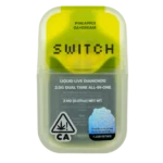 Boutique Switch Glow 2g Dual Tank Disposable | Pineapple x Daydream | Liquid Live Diamonds | Glow-in-the-Dark Vape By Boutiq